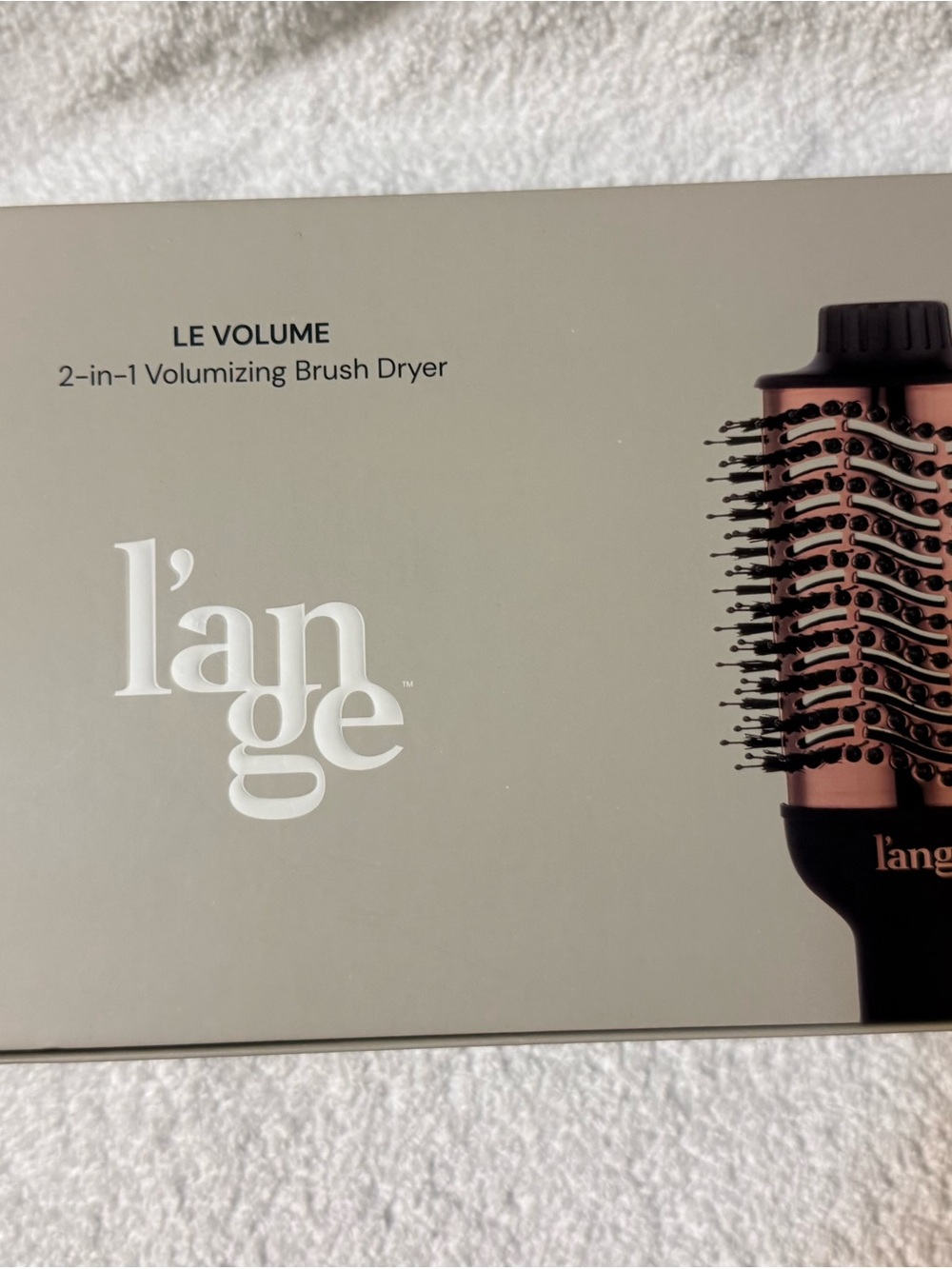 Lange Le Volume 2-in-1 Volumizing Brush Dryer - Rose Gold & Black